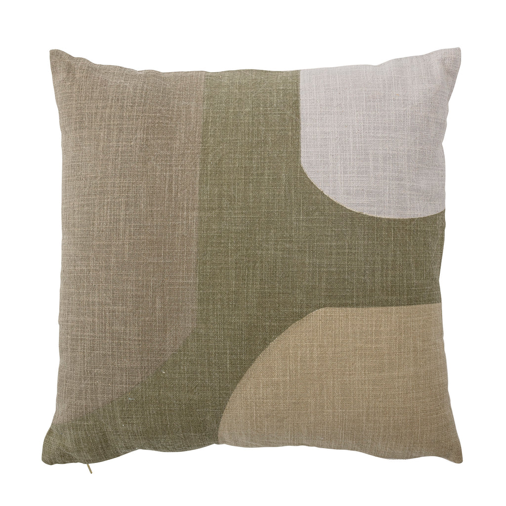 Kuni Cushion, Green, Cotton