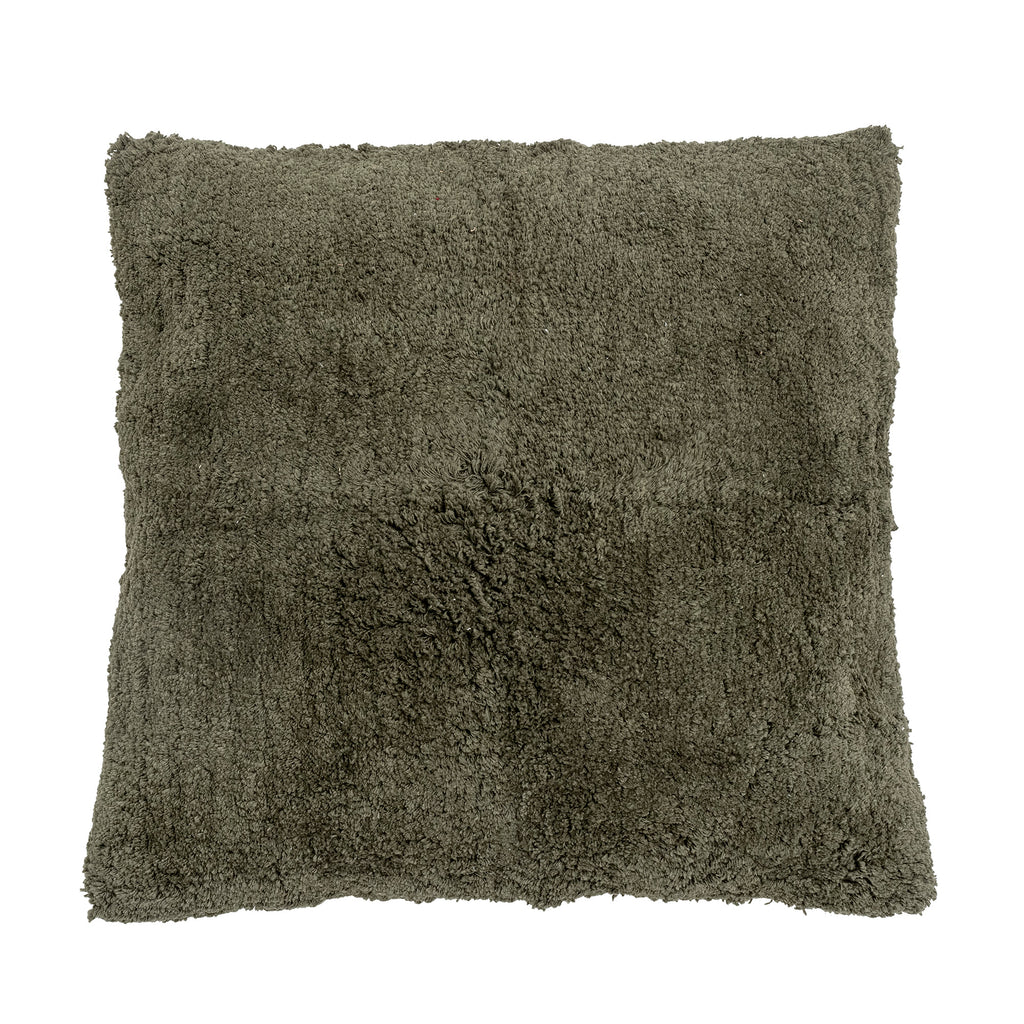 Turin Cushion, Green, Cotton