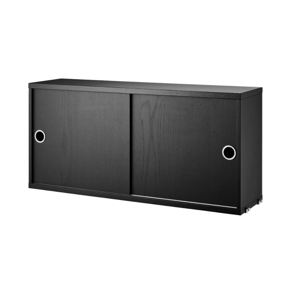 String Cabinet with Sliding Door