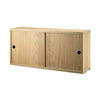 String Cabinet with Sliding Door