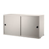 String Cabinet with Sliding Door