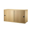 String Cabinet with Sliding Door