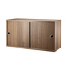 String Cabinet with Sliding Door