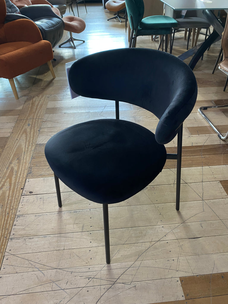 CALLIGARIS OLEANDRO BLACK DINING CHAIRS X2