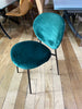 CALLIGARIS INES GREEN DINING CHAIRS X 2