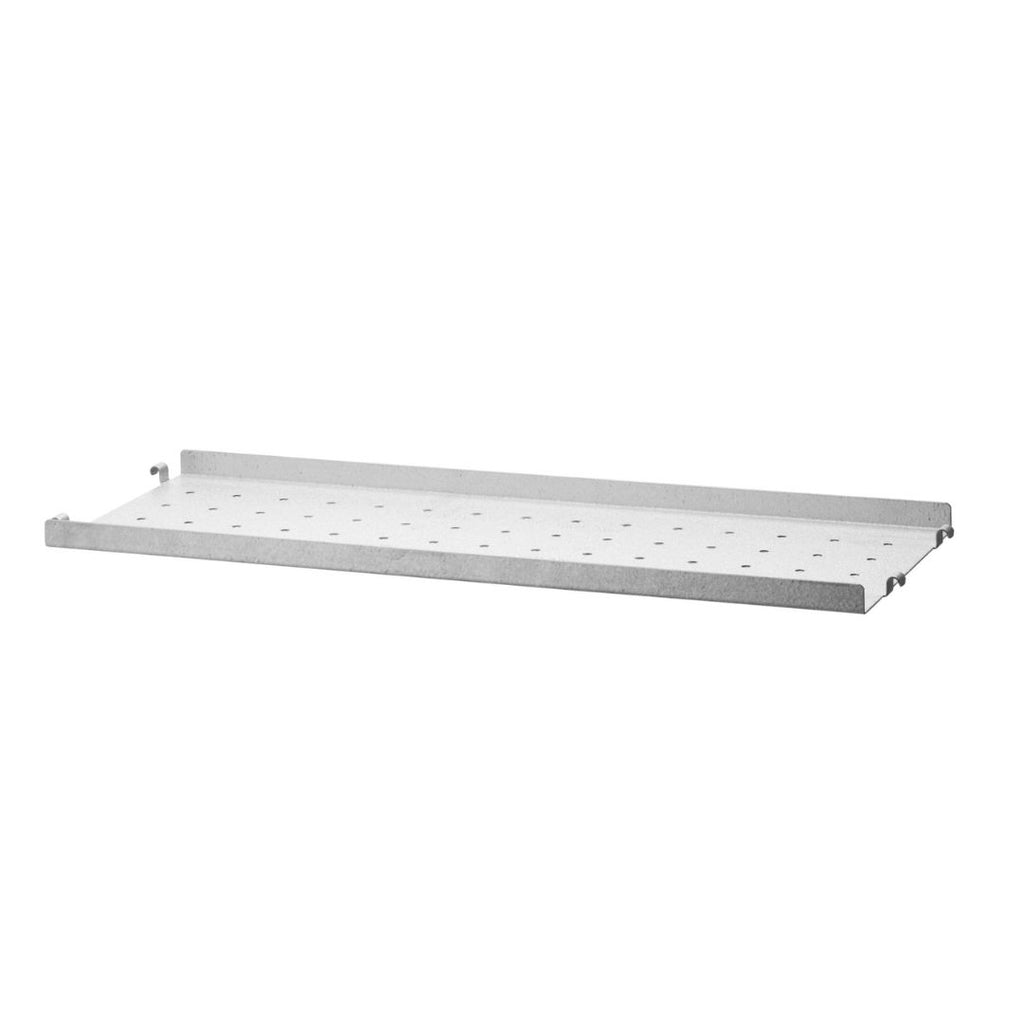 String Galvanised Metal Shelf