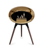 Le Feu Ground Low Fireplace - Chromed Rose Gold