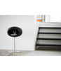 Le Feu Steel Low Fireplace - Black