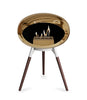 Le Feu Ground Low Fireplace - Chromed Rose Gold