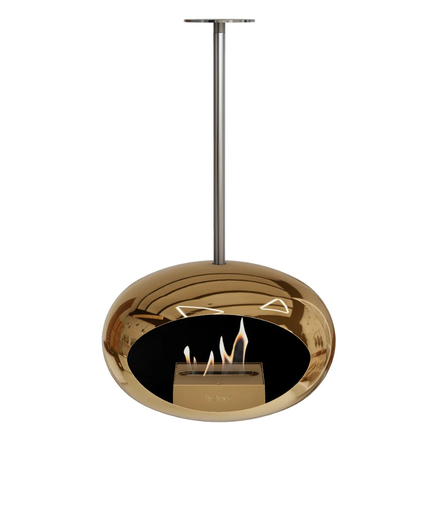 Le Feu Sky Fireplace - Chromed Rose Gold