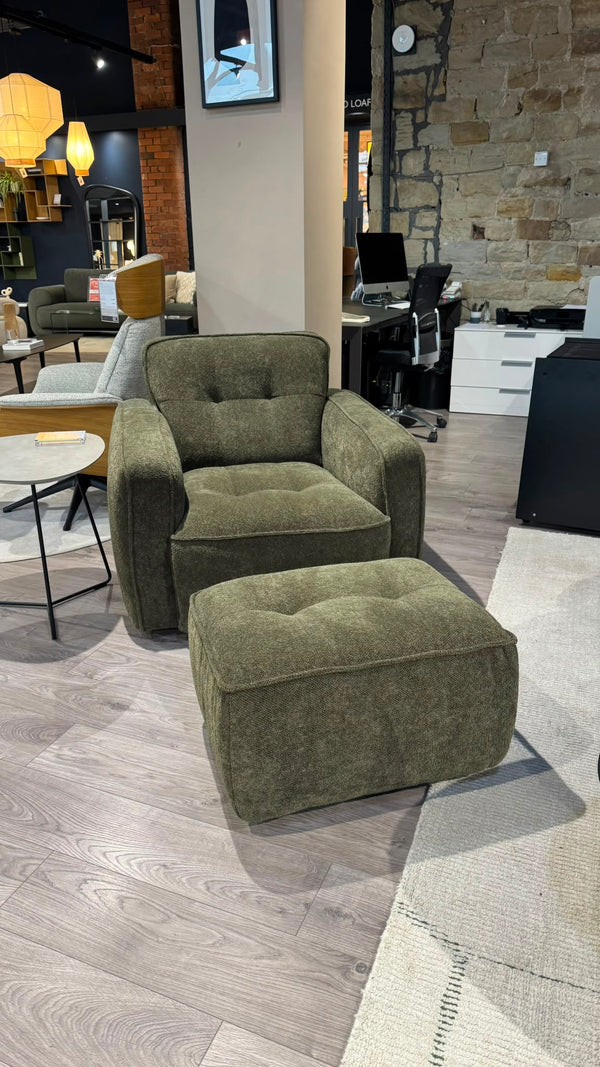 Verona Armchair & Footstool