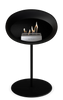 Le Feu Steel Low Fireplace - Black