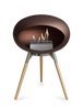 Le Feu Ground Low Fireplace - Mocca