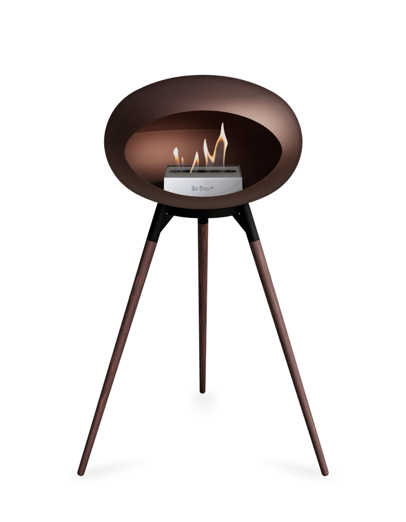 Le Feu Ground High Fireplace - Mocca