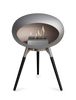Le Feu Ground Low Fireplace - Nickel