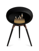 Le Feu Ground Low Fireplace - Black