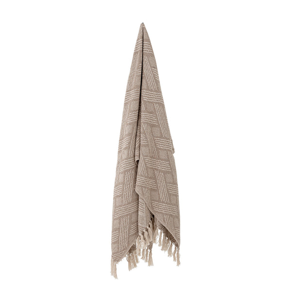 Ghina Throw, Nature, Recycled Cotton