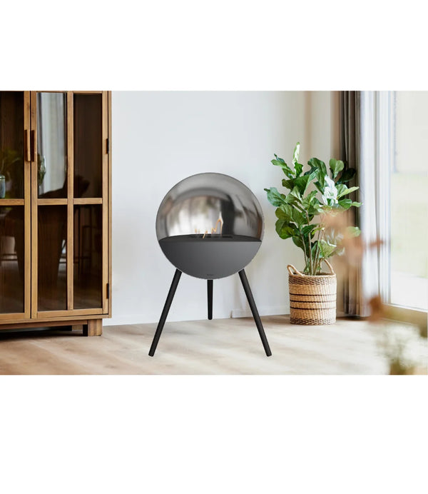 Le Feu Eye Fireplace - Silver