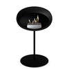 Le Feu Steel Low Fireplace - Black