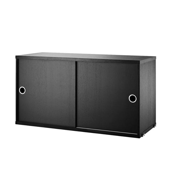 String Cabinet with Sliding Door
