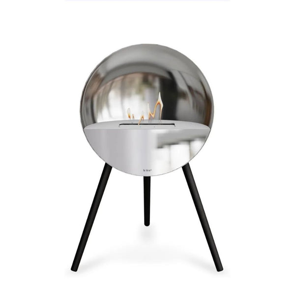 Le Feu Eye Fireplace - Silver