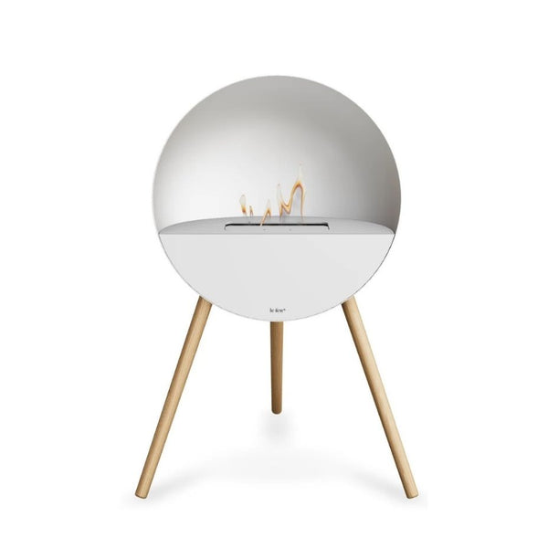 Le Feu Eye Fireplace - White