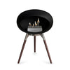 Le Feu Ground Low Fireplace - Black