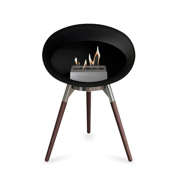 Le Feu Ground Low Fireplace - Black