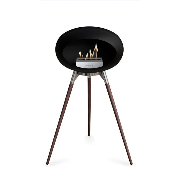 Le Feu Ground High Fireplace - Black