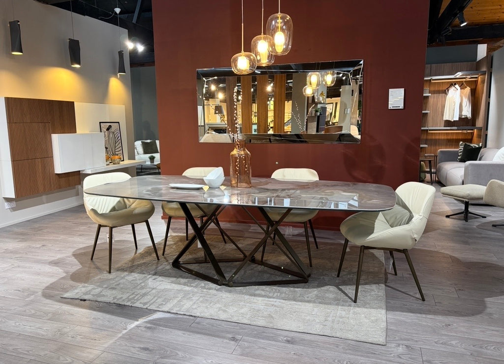 BONTEMPI DELTA CERAMIC DINING TABLE