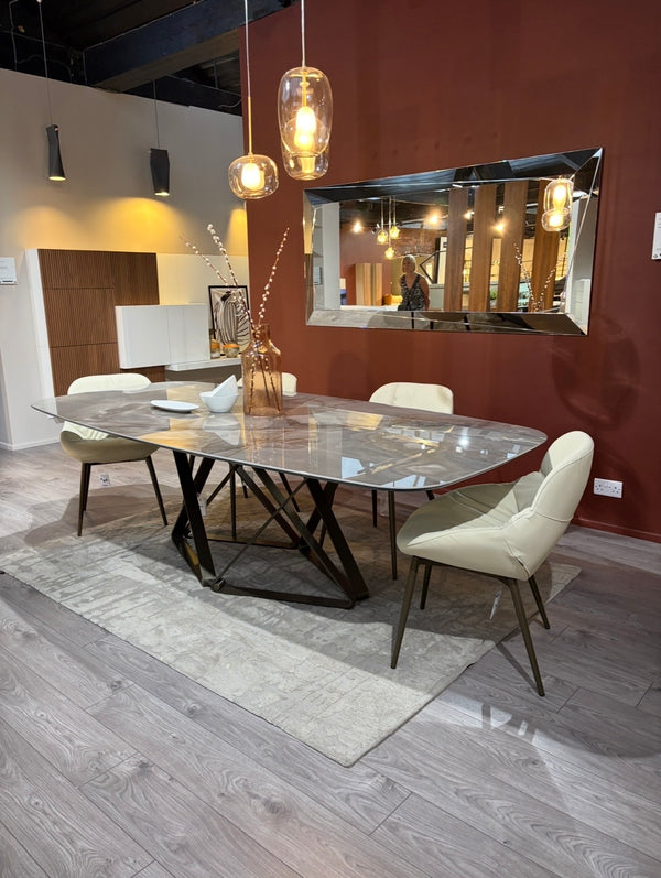 BONTEMPI DELTA CERAMIC DINING TABLE