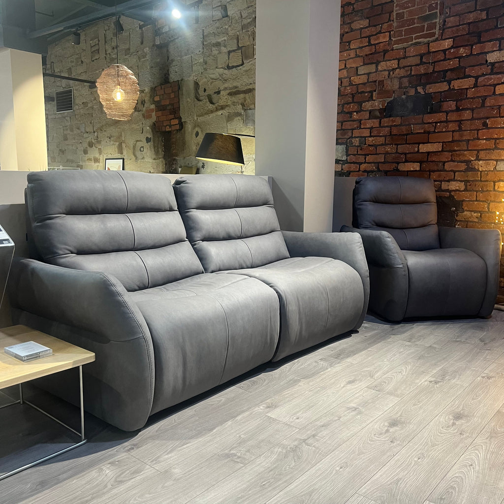 NUVOLA RECLINING 3 SEATER & ARMCHAIR