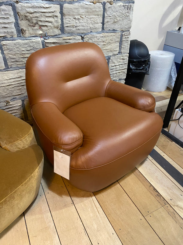 BJORN LEATHER ARMCHAIR