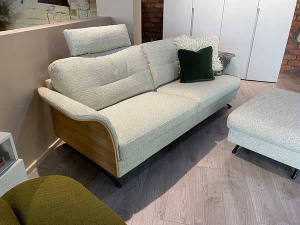 FLEX LUX GINO 3 SEATER SOFA & FOOTSTOOL