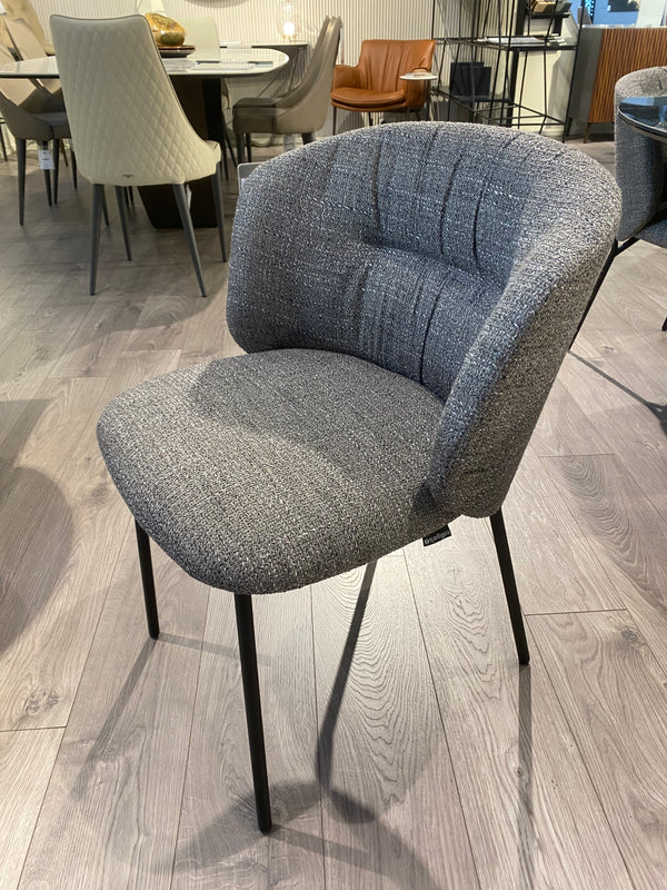 CALLIGARIS SWEEL METAL DINING CHAIRS x 4