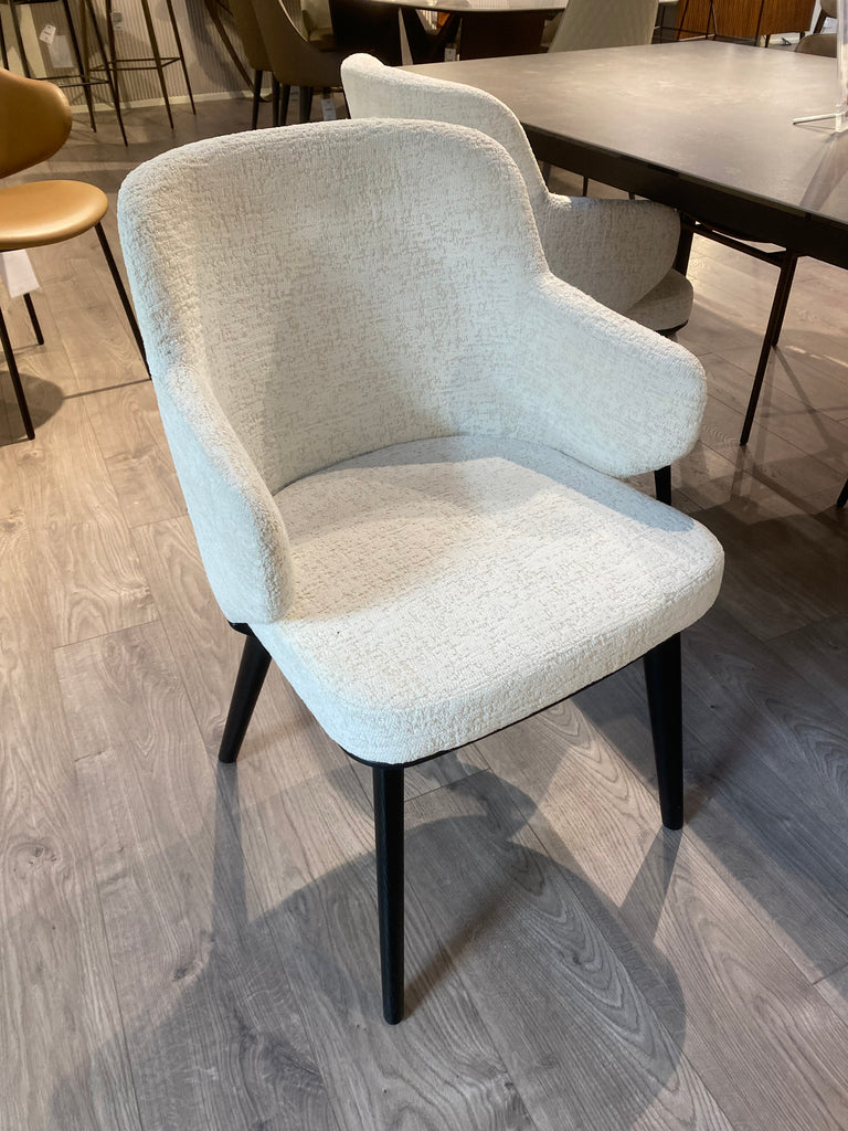 CALLIGARIS FOYER ARM DINING CHAIRS X 2