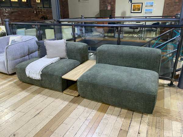 FIKA 4 SEATER SOFA + COFFEE TABLE