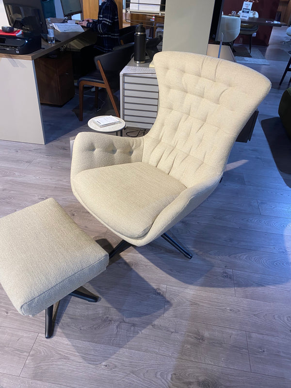MYA ARMCHAIR & FOOTSTOOL