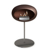 Le Feu Steel Low Fireplace - Mocca