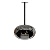 Le Feu Sky Fireplace - Chromed Silver