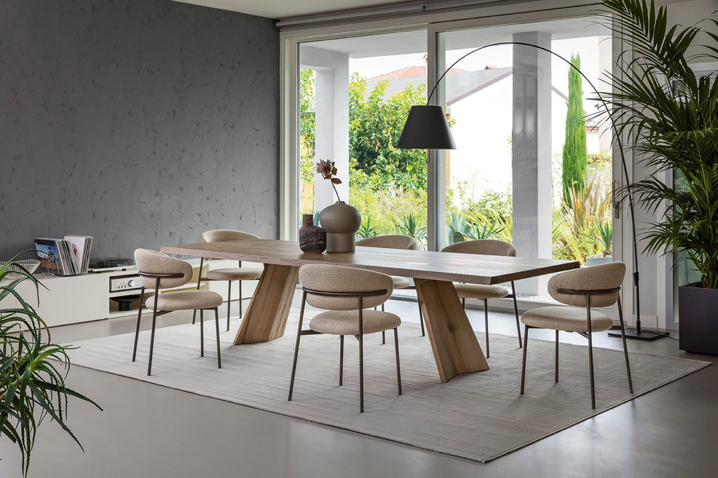 Calligaris Icaro Fixed Wooden Dining Table