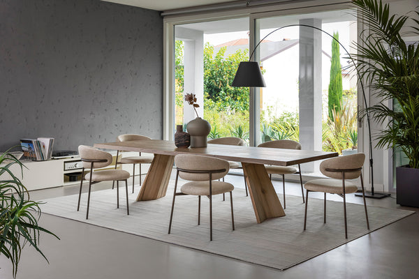 Calligaris Icaro Fixed Wooden Dining Table