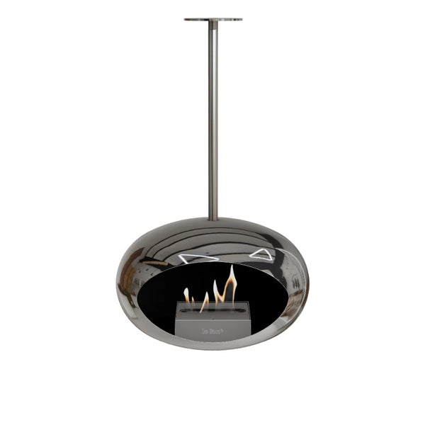 Le Feu Sky Fireplace - Chromed Silver